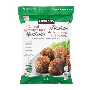 Cooked Italian Style Frozen Beef Meatballs